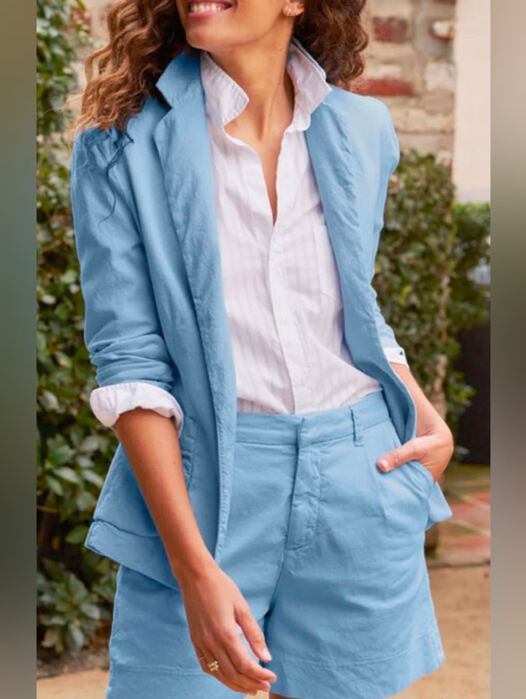 Nwot Frank & Eileen Hydrangea Dublin Tailored Blazer